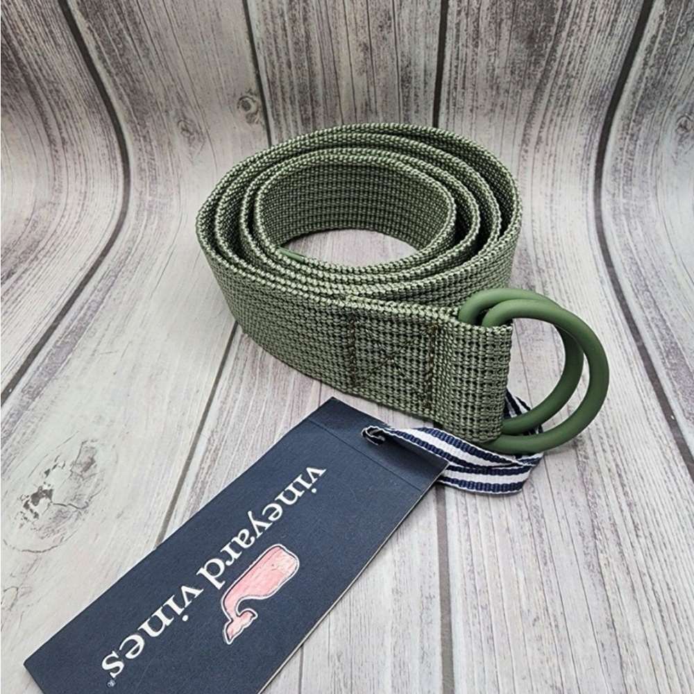 Vineyard Vines On the go d ring belt faded vine size mens xs